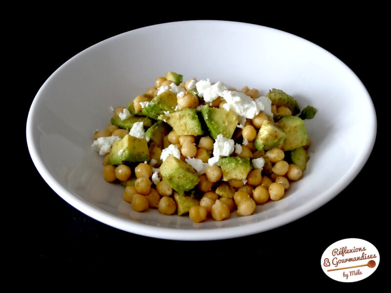 Salade De Pois Chiches Et Avocat Au Cumin R Flexions Et Gourmandises